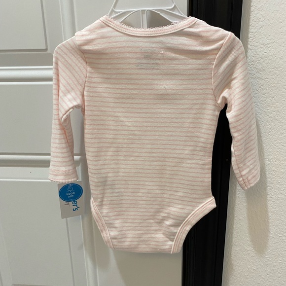 Carter’s Baby 3 Pc Pink Pants Outfit w/Hooded Fleece Zip Up Vest - 3 Mos - Picture 7 of 11